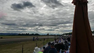 Red Arrows Lancaster roll