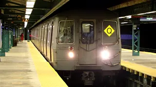 MTA New York City Subway : 96th Street Bound R68A Q Train Via The D Line @ 62nd Street