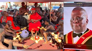 KumawuMan Hene  Mourns Miklin Hotel Fina funeral