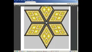 How to make 3d peyote star with 6 beams in PeyoteCreator https://bead-n-stitch.com/peyotecreator/