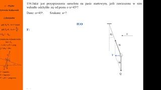 154. Fizykamax, druga zasada dynamiki, przyspieszenie samolotu