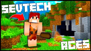 SOBREVIVÊNCIA PRIMITIVA NA IDADE DA PEDRA!! - SEVTECH AGES