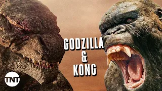 5 Straight Minutes of Godzilla and Kong Hitting and Breaking Things [MASHUP] | TNT