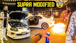 Socha Nahi Tha Apni Supercar Supra MK4 Aisi Modify Hogai Dubai Mai 😱 Loud Exhaust