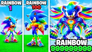 Upgrading Sonic To RAINBOW SONIC In GTA 5!