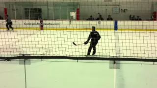 Patrick Roy Skates During Colorado Avalanche Practice