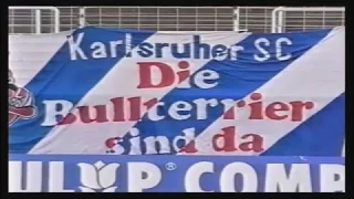 Hamburger SV - Karlsruher SC 0:1 Saison 91/92 02 05 1992 35 Spieltag