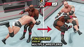 WWE 2K19 Top 10 Finishers That Have Been Used by Multiple Wrestlers! Part 2