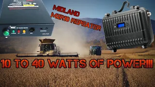 Turn the midland MXR10 into a 40 watt Repeater