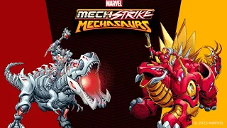 Mechasaur vs. Mechasaur: Iron Man vs. Ultron | Marvel's Avengers Mech Strike: Mechasaurs