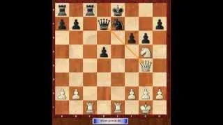 Знаменитые шахматные партии 2. Стейниц - Барделебен. Одна из самых красивых комбинаций всех времен