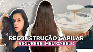 RECONSTRUÇÃO CAPILAR CASEIRA PARA RECUPERA O CABELO DANIFICADO por Mirella Martins