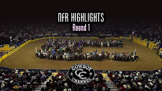 The 2022 #WranglerNFR Round 1 Highlight is provided by the Cowboy Channel.