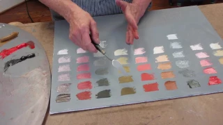 Creating a Color Chart using The Zorn Palette - Robin Wellner