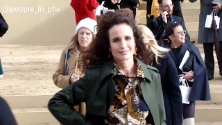 Andie MacDowell - Dior Fall/Winter fashion show - 25.02.2020