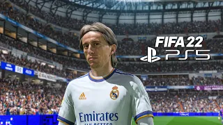 FIFA 22 | Real Madrid vs Barcelona - La Liga (El Clasico) PS5 Gameplay | 4K