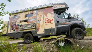 Expeditionsmobil EX 412 auf Iveco Daily 4x4 - Roomtour und Offroadtest im Polarkreis.