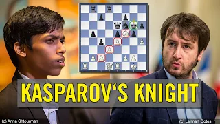 Kasparov's favourite attacking piece | Praggnanandhaa-Radjabov, Tata Steel India 2023