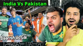 Reaction on India Vs Pakistan In Stadium With Sourav Joshi| Baarish Ne Poora Match Kharaab Kar Diya