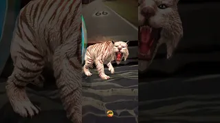 The sah panthera with white tiger skin first look and using AR (Jurassic World alive)