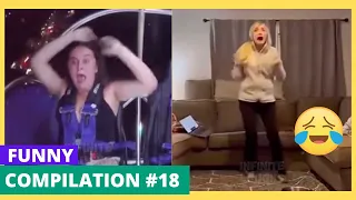 FUNNY PEOPLE😂 COMPILATION FAILS, PRANKS & MEMES #18