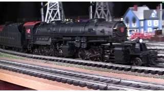 MTH Premier PRR HH1 (Y-3) 2-8-8-2 Steam Locomotive with AtlasO reefers in True HD 1080p