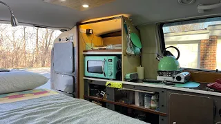 Minivan camper advanced conversion