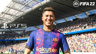 FIFA 22 | Real Sociedad VS Barcelona - La Liga ft. Lewandowski | PS5 Gameplay 4K