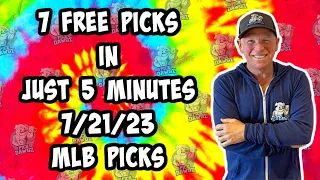 MLB Best Bets for Today Picks & Predictions Friday 7/21/23 | 7 Picks in 5 Minutes