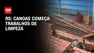 RS: Canoas começa trabalhos de limpeza | BRASIL MEIO-DIA