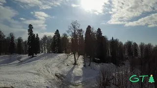 ЗИМА В АБХАЗИИ. ВНИЗУ ТЕПЛО В ГОРАХ СНЕГ