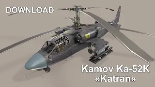 Kamov Ka-52K "Katran" 3D Model