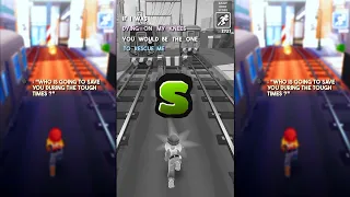 Rescue Me😽 | Subway Surfers | Subway Surfers edit | Subway Surfers Letter Edit | S Letter Edit (XML)