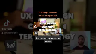UX Design Terminology, Word & Phrases #ux #ui #uxdesign