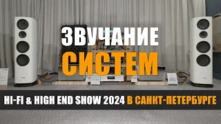 Записи звучания систем с выставки Hi-Fi & High End Show 2024 в Санкт-Петербурге