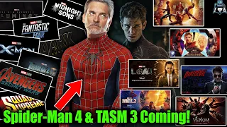 Spider Man 4 & TASM 3 In Development, MCU Official TImeline, 48+ Upcoming MCU Projects