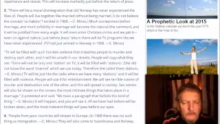 AMAZING 1968 Prophecy By 90 Year Old Woman, Rapture,WW3