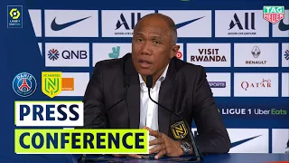 Press Conference PARIS SAINT-GERMAIN - FC NANTES (1-2)  / Week 29 - Ligue 1 Uber Eats / 2020-2021