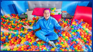 LE LLENO EL CUARTO A MI HERMANO CON MÁS DE 12,000 PELOTAS DE COLORES