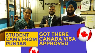 Canada Student Visa Approved -  Student From Punjab Trusted Amratpal A Vision