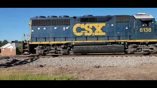 CSX Geep Power crossing Alexis High Shoals Rd in Gaston County nc