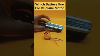 Which Battery Use For Rc plane Bldc Motor #shorts