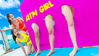 TOP 10 GAME SHOW LUCKY BALLOONS PRANK BATTLE NERF Dr. AMGirl Nerf Guns SPECIAL ATM GIRL MAGIC DC