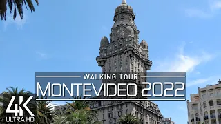 【4K 60fps】🇺🇾 VIRTUAL WALKING TOUR: 🚶 «Montevideo - Uruguay 2022» 🎧 ORIGINAL SOUNDS 🚫 NO COMMENT ASMR