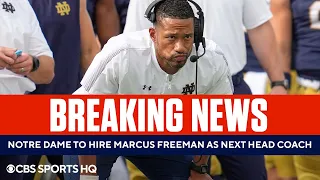 BREAKING: Notre Dame to Hire DC Marcus Freeman as New Head Coach | CBS Sports HQ