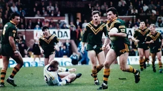 Australia vs Wigan 1990 Kangaroo Tour