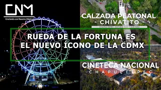 Avances Cablebús Línea 3, Calzada Flotante Chivatito y Cineteca Chapultepec, septiembre 2023