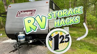 TOP 5 Dollar Store RV HACKS- Organize Your Camper On A BUDGET