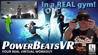 Trying PowerBeatsVR at a REAL GYM on Quest Pro / Quest 2