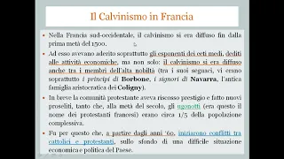 LE GUERRE DI RELIGIONE IN FRANCIA